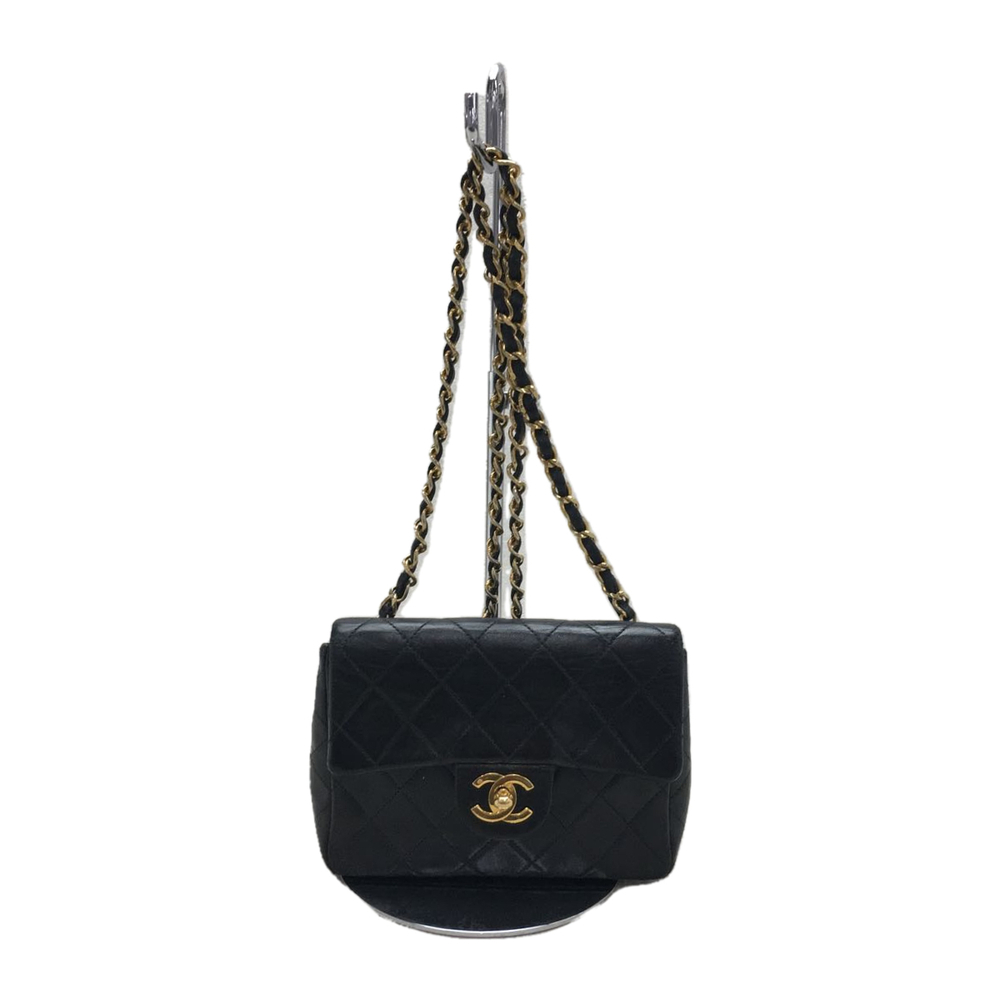 Chanel Mini Matelasse Lambskin Sheepskin Chain Shoulder Bag